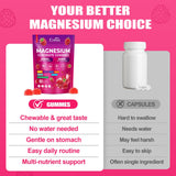 Sabor frambuesa CNFHDI magnesio 600 mg, ideal para la rutina nocturna