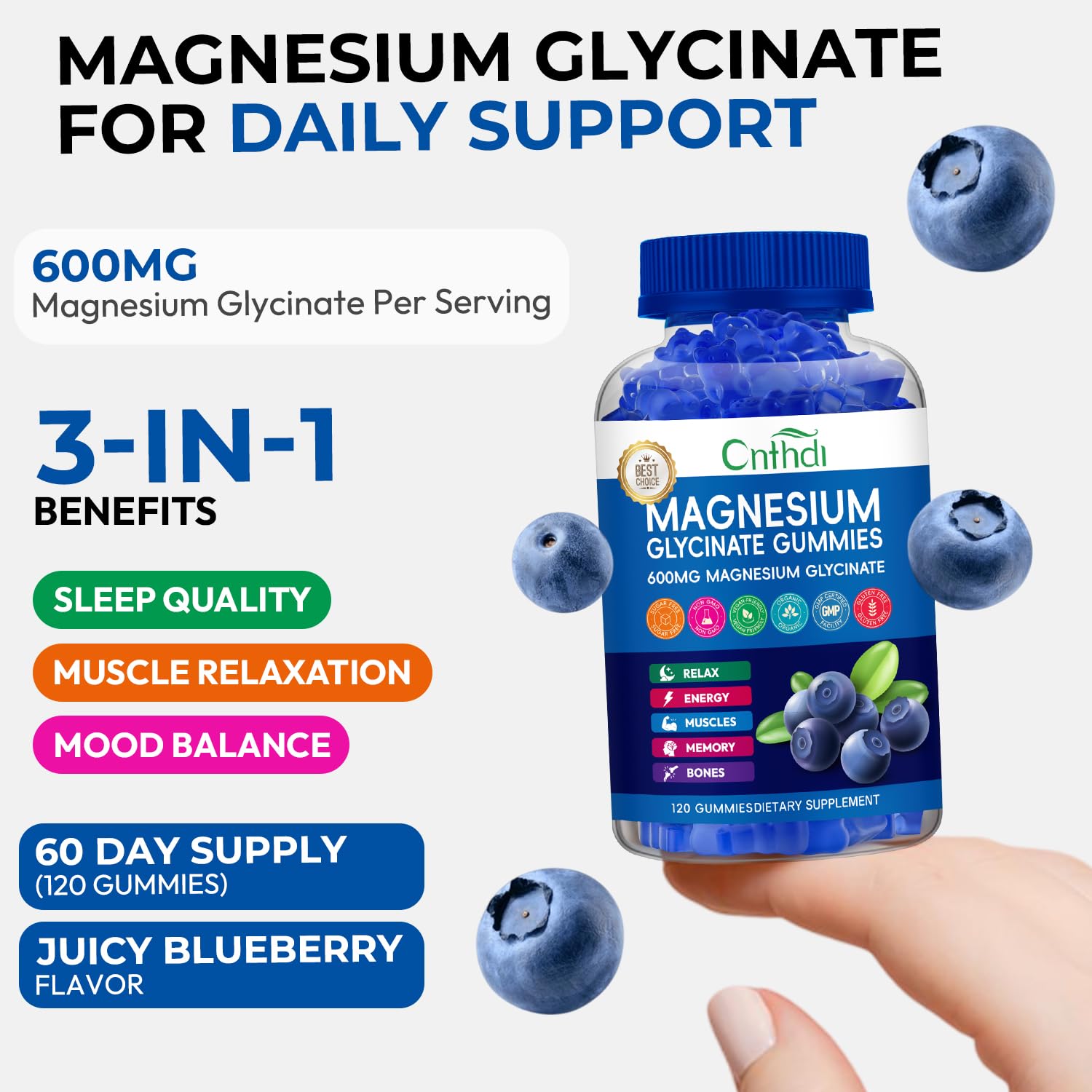 Ingredientes clave CNFHDI: magnesio glicinato y CoQ10