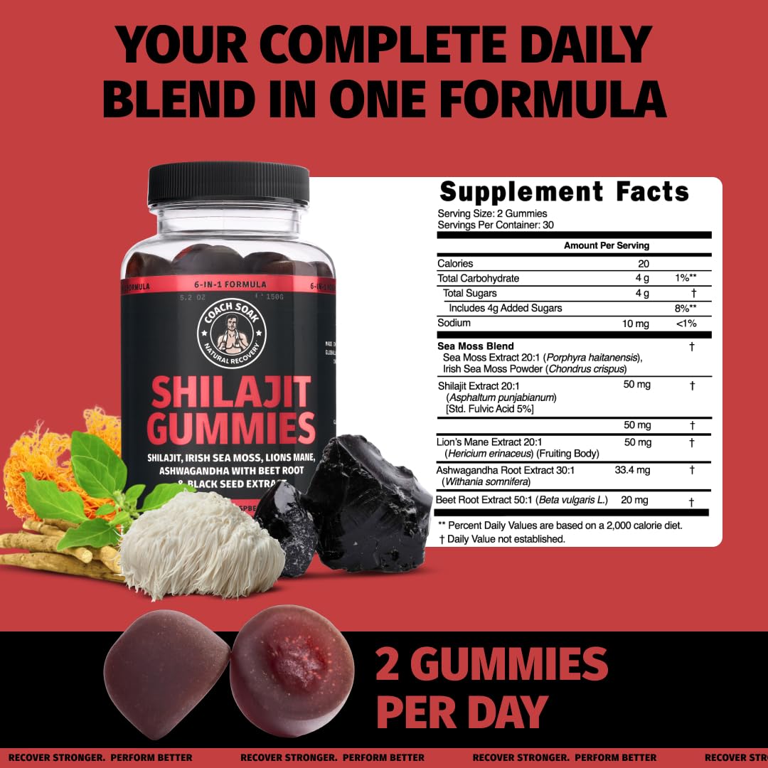 Gomitas Shilajit Remolacha para vitalidad y color.