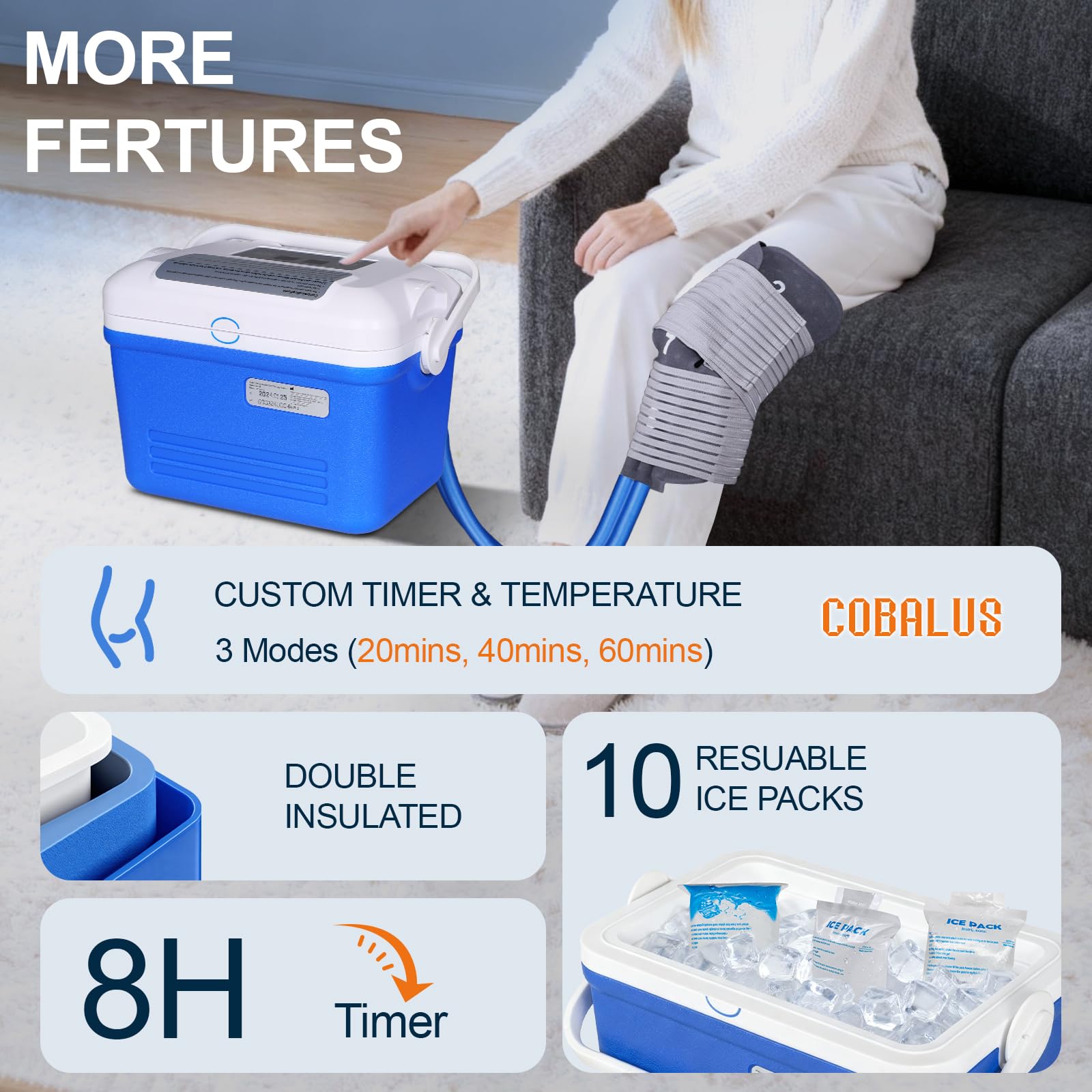 Cobalus almohadilla universal para rodilla hombro y más