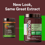 CocoaVia barra chocolate oscuro para disfrutar con energía suave.