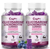 CocoaNee: dos packs de gomitas gluco-condroitina en empaque práctico.