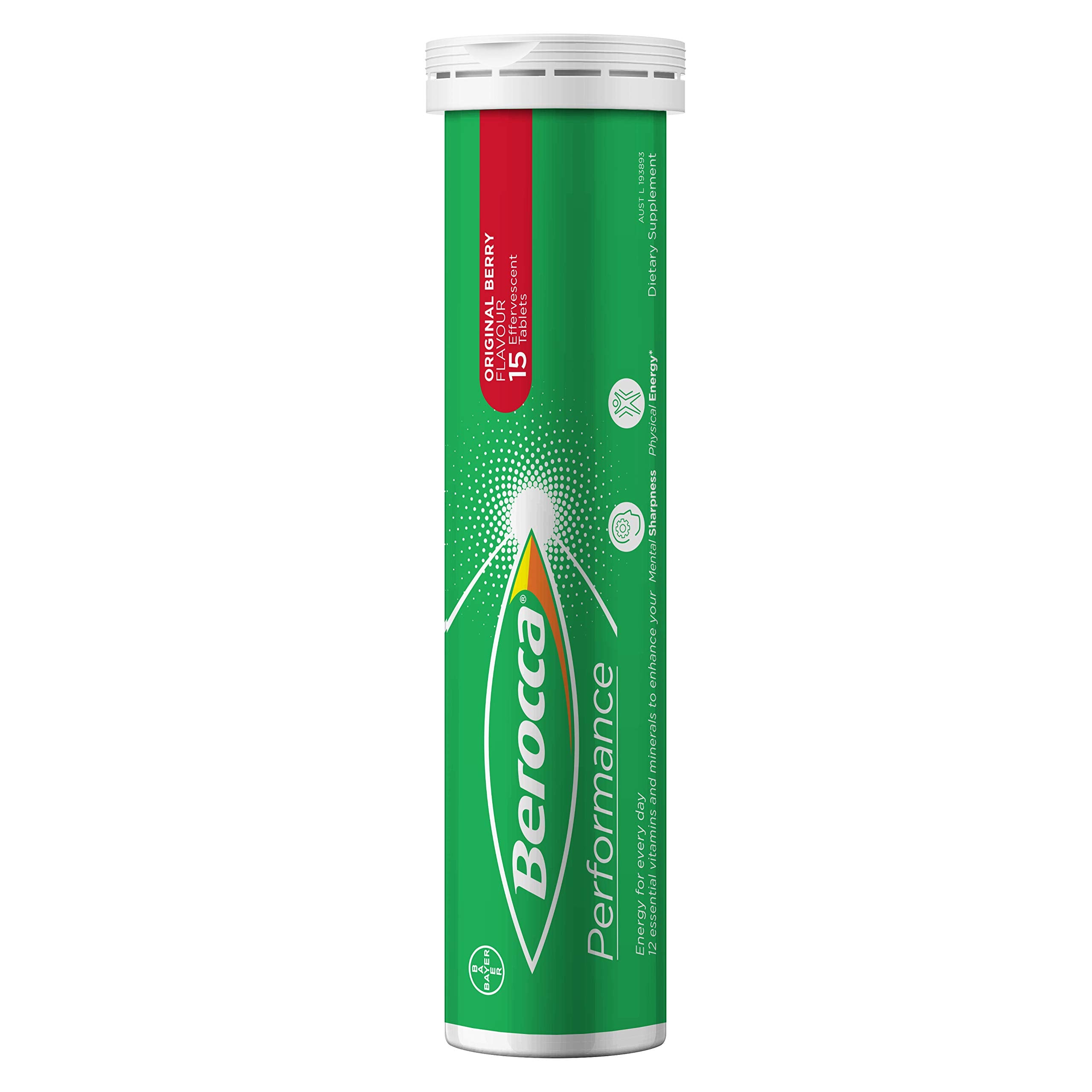 Berocca ingredientes con vitaminas y minerales clave