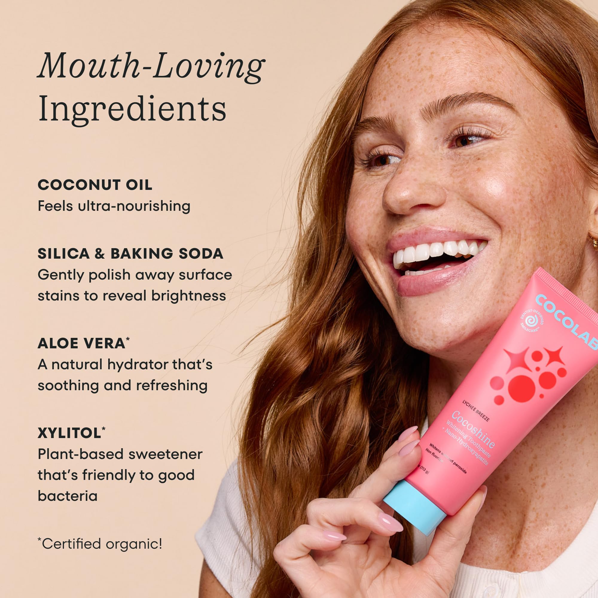 Cocoshine uso diario para adultos: sonrisa más clara