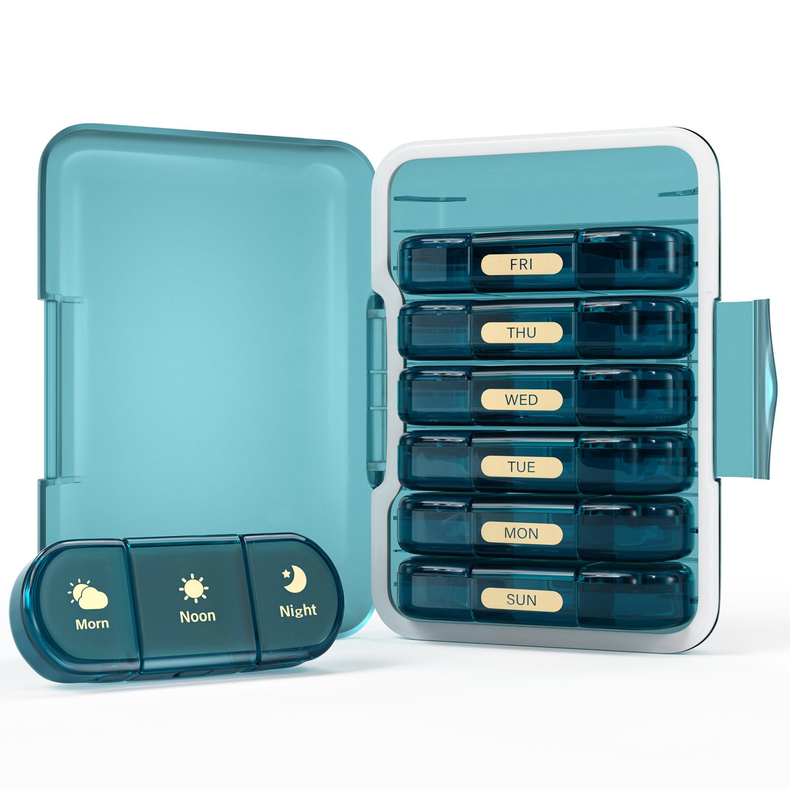 Codcaw diseño compacto azul, portable para maletas y bolsos