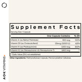 Capsula individual Codeage ADK Vitamins+ lista para consumo diario.