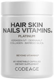 Codeage cabello-piel-uñas: cápsulas diarias para cuidado de la belleza.