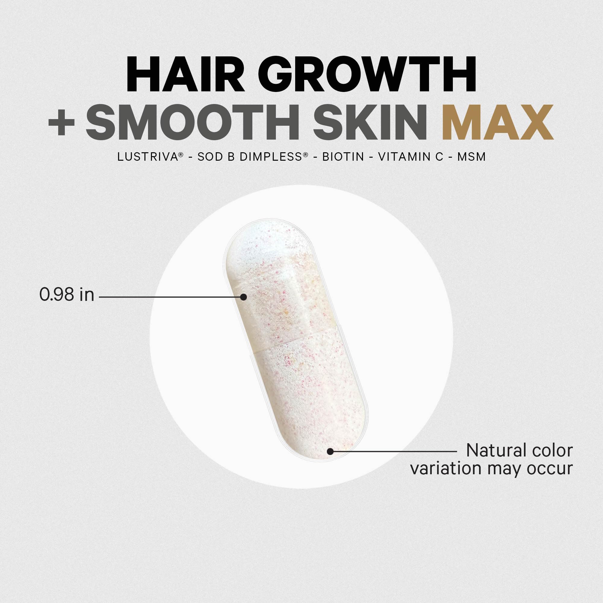 Codeage Hair Growth Smooth Skin Max formula vegana