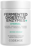 Codeage enzimas digestivas fermentadas en botella para apoyo digestivo diario
