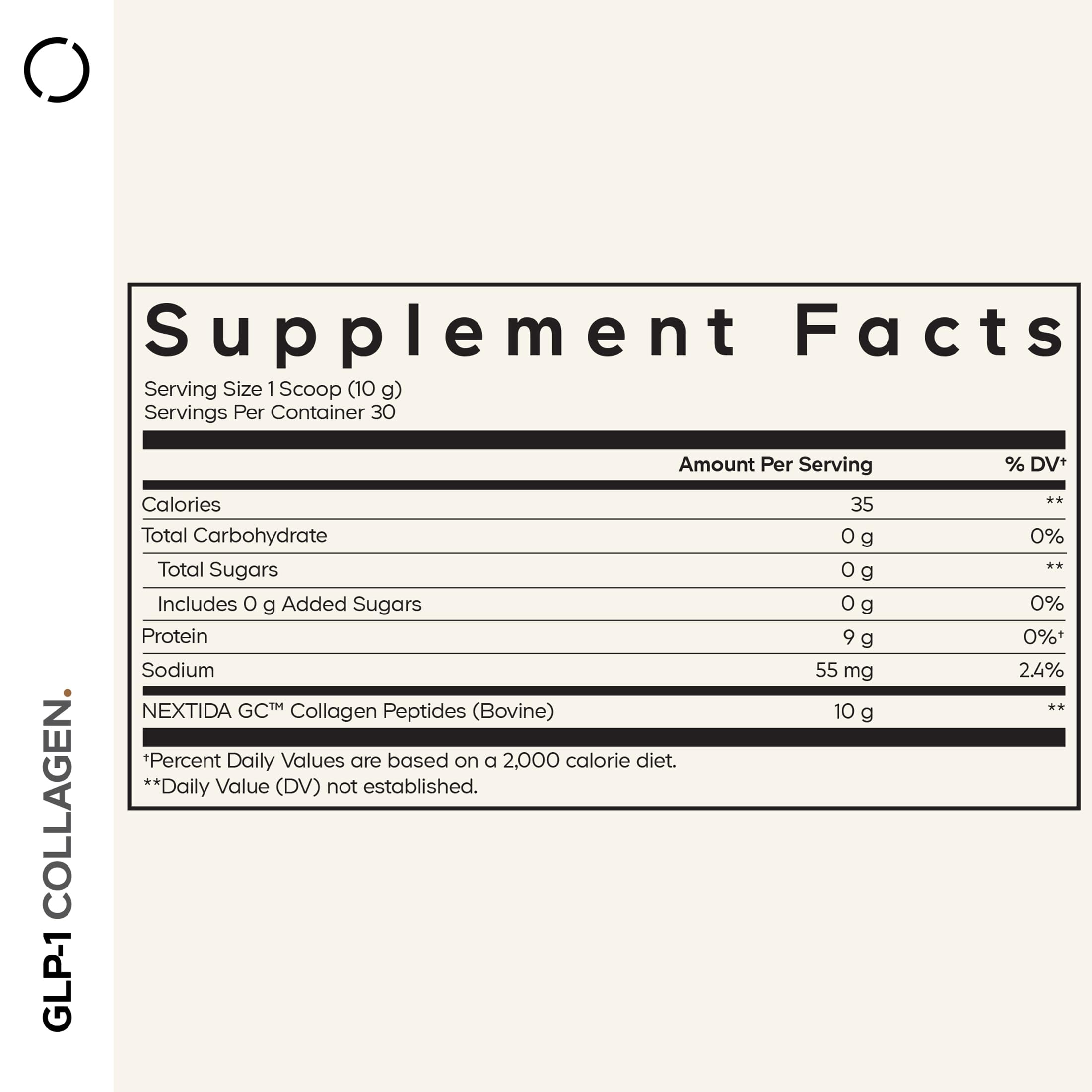 Codeage GLP-1 Collagen Polvo, cuchara medidora, porciones consistentes para tus batidos.