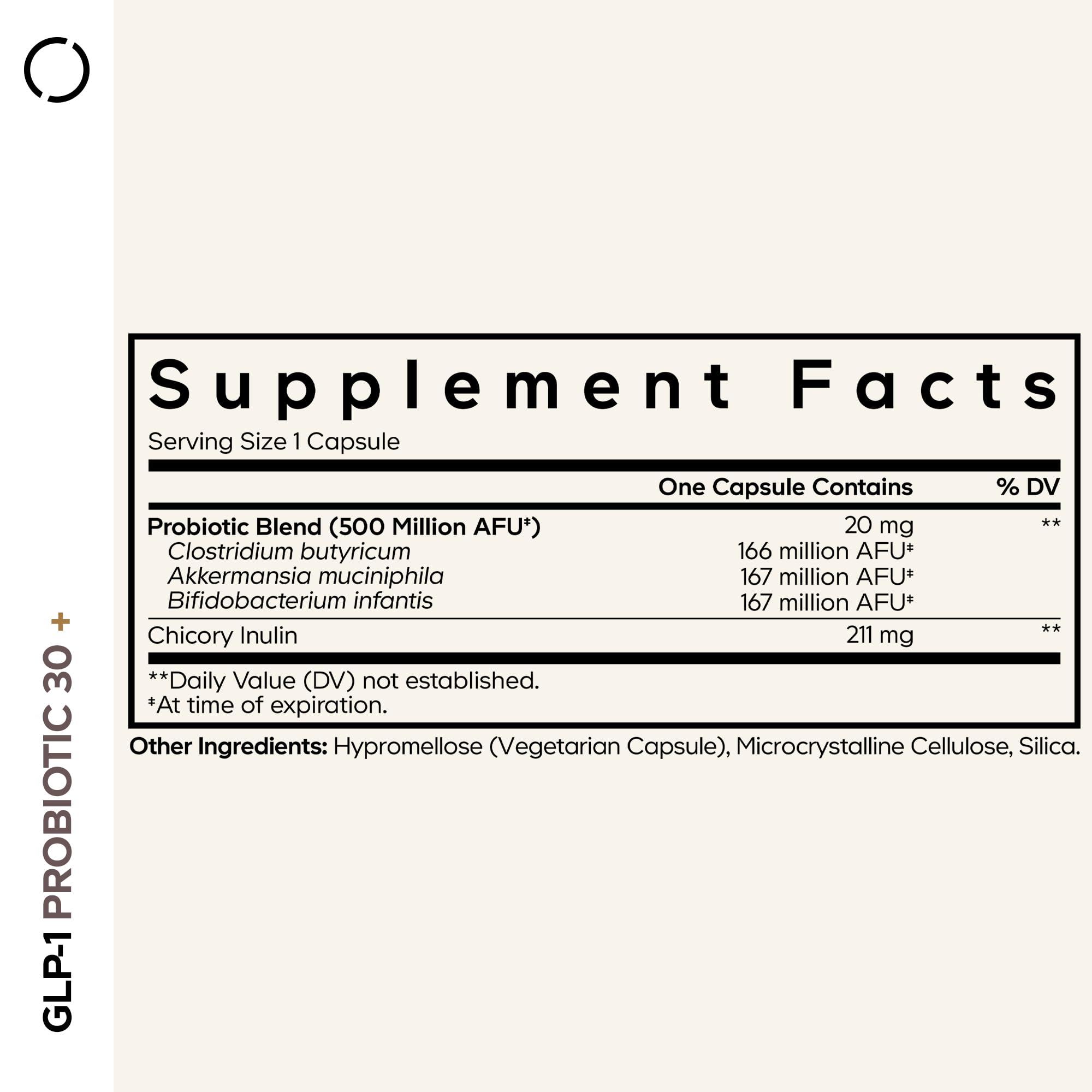 Código GLP-1 Probiotic+ cápsulas, porción diaria conveniente