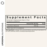 Codeage Glutatión liposomales, porción de 1000 mg para dosis concentrada