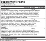 Codeage InstantFood Easy Veggies, cápsulas, formato práctico para apoyo nutricional diario.