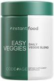 Codeage InstantFood Fast Fruits, etiqueta, detalles de fruta completa para consumo consciente.