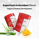 Producto fabricado en EE.UU., Codeage Instantfood Fast Fruits garantiza calidad