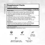 Mezcla de polvos de frutas Codeage Instantfood Fast Fruits para una ingesta conveniente