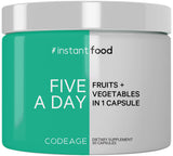 Codeage Instantfood Five A Day: botella de cápsulas para ingesta diaria de vegetales