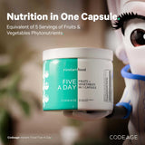 Codeage Instantfood Five A Day: mezcla vegetales para apoyar una dieta equilibrada