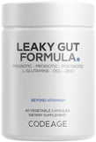 Codeage Leaky Gut: botella de cápsulas para uso diario y apoyo intestinal