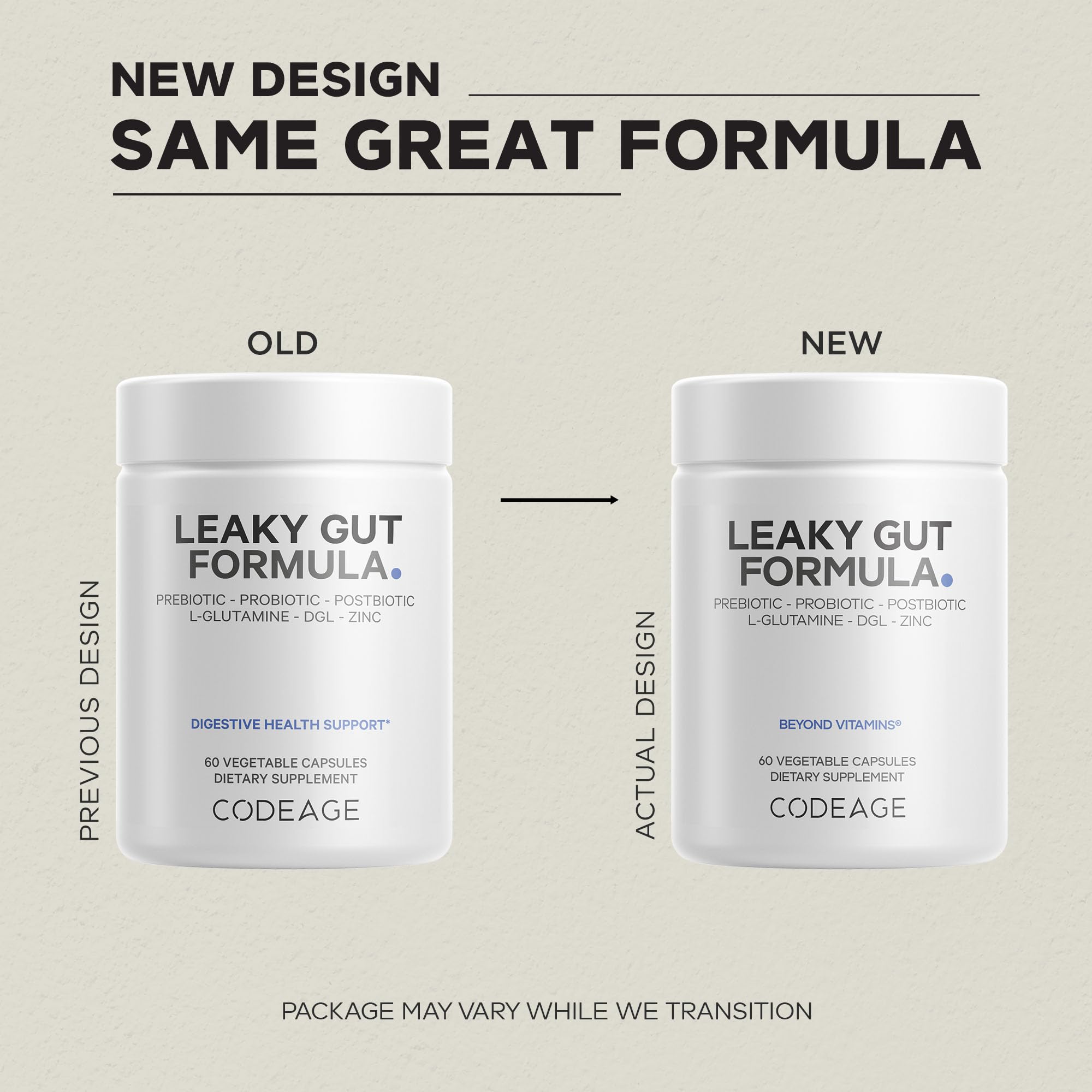 Codeage Leaky Gut, N-Acetilglucosamina, apoyo a la integridad intestinal