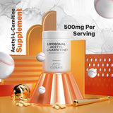 Codeage Liposomal Acetyl-L-Carnitine: etiqueta clara facilita revisar ingredientes.