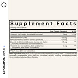 Codeage Liposomal DIM: envase de vidrio para conservar frescura.