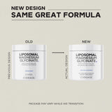 Codeage Magnesio Liposomal, etiqueta BioPerine, mejora la absorción potencial.