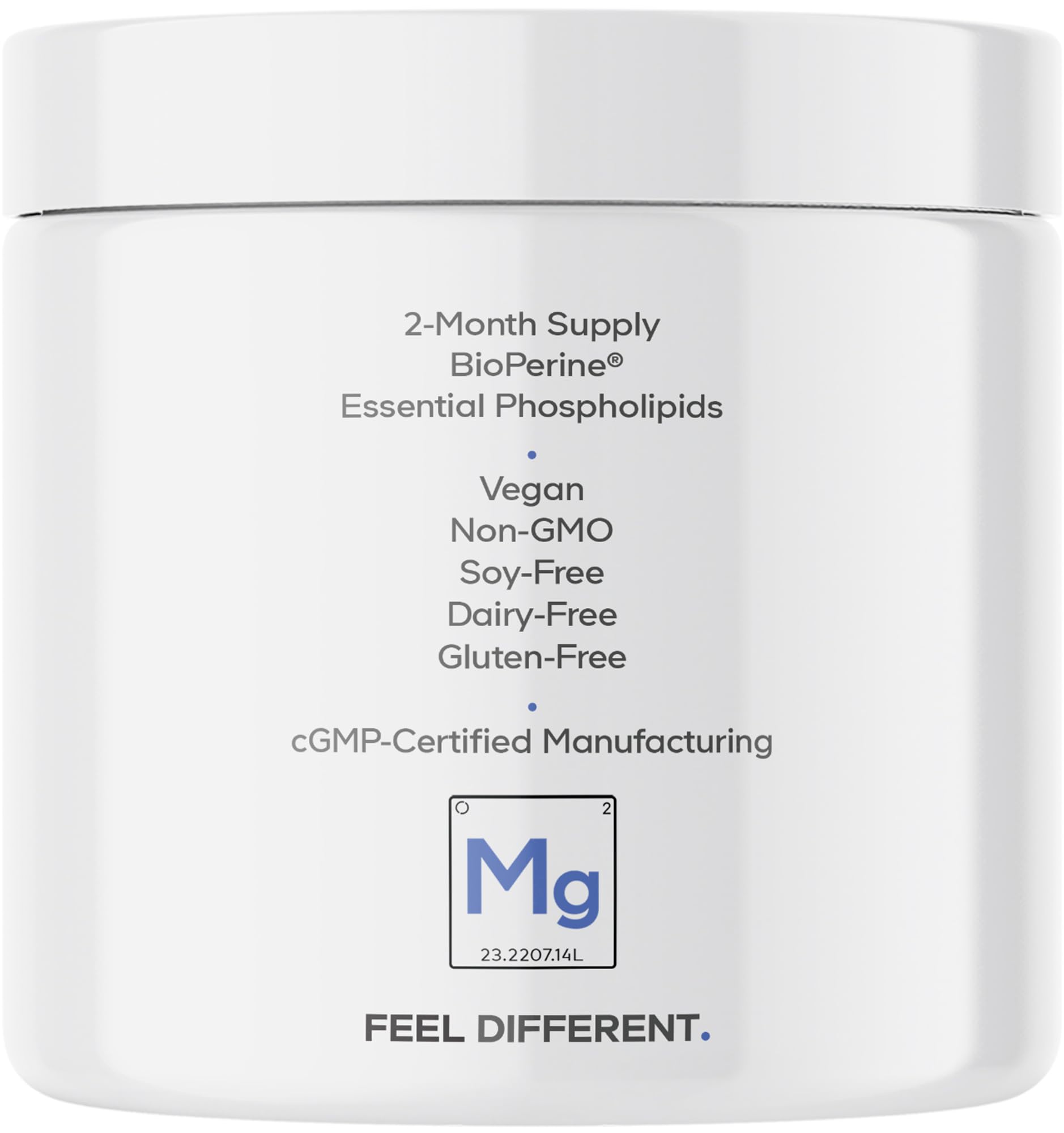 Codeage Magnesio Liposomal, empaque destacado y fresco para guardar.