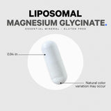 Codeage Magnesio Liposomal, cápsulas suaves para rutina diaria.