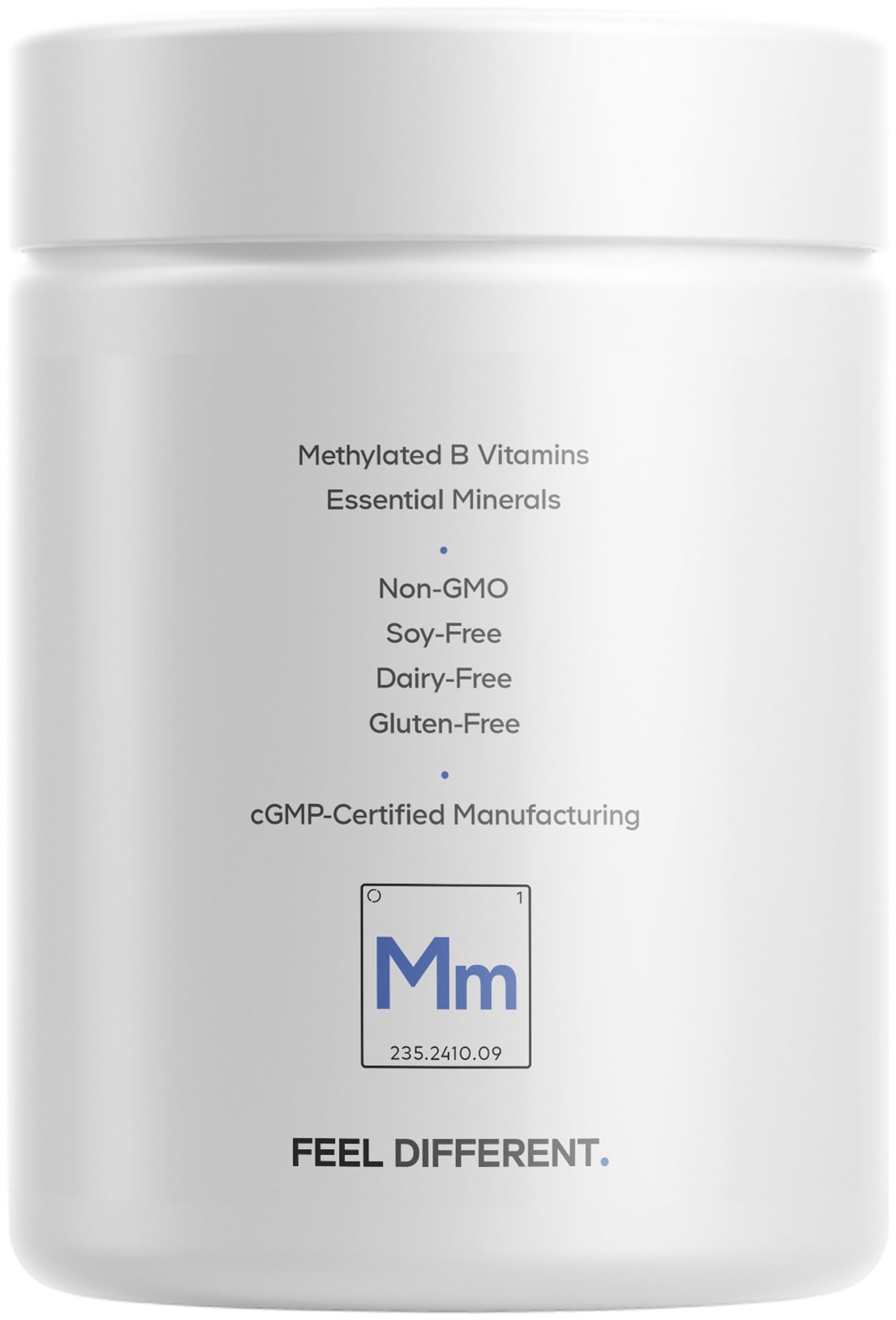 Codeage Multivitamínico Metilado, fondo blanco enfoque claro para compra informada.