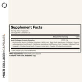 Codeage Multi Collagen: cápsulas en mano, fácil ingesta diaria de colágeno hidrolizado.