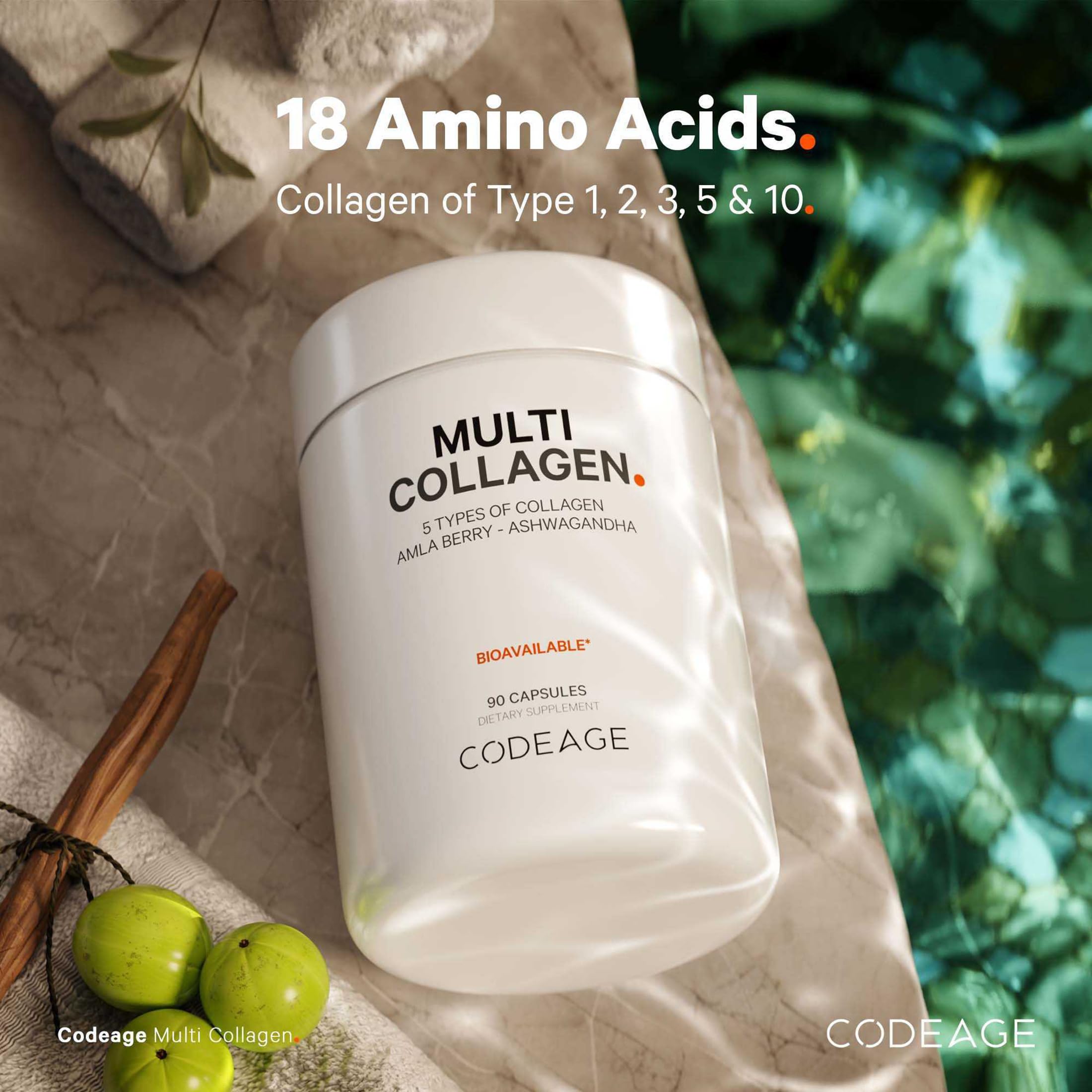 Codeage Multi Collagen: cápsulas hidrolizadas para una digestión suave.