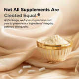 Polvo sin sabores de Codeage, fácil de mezclar en bebidas.