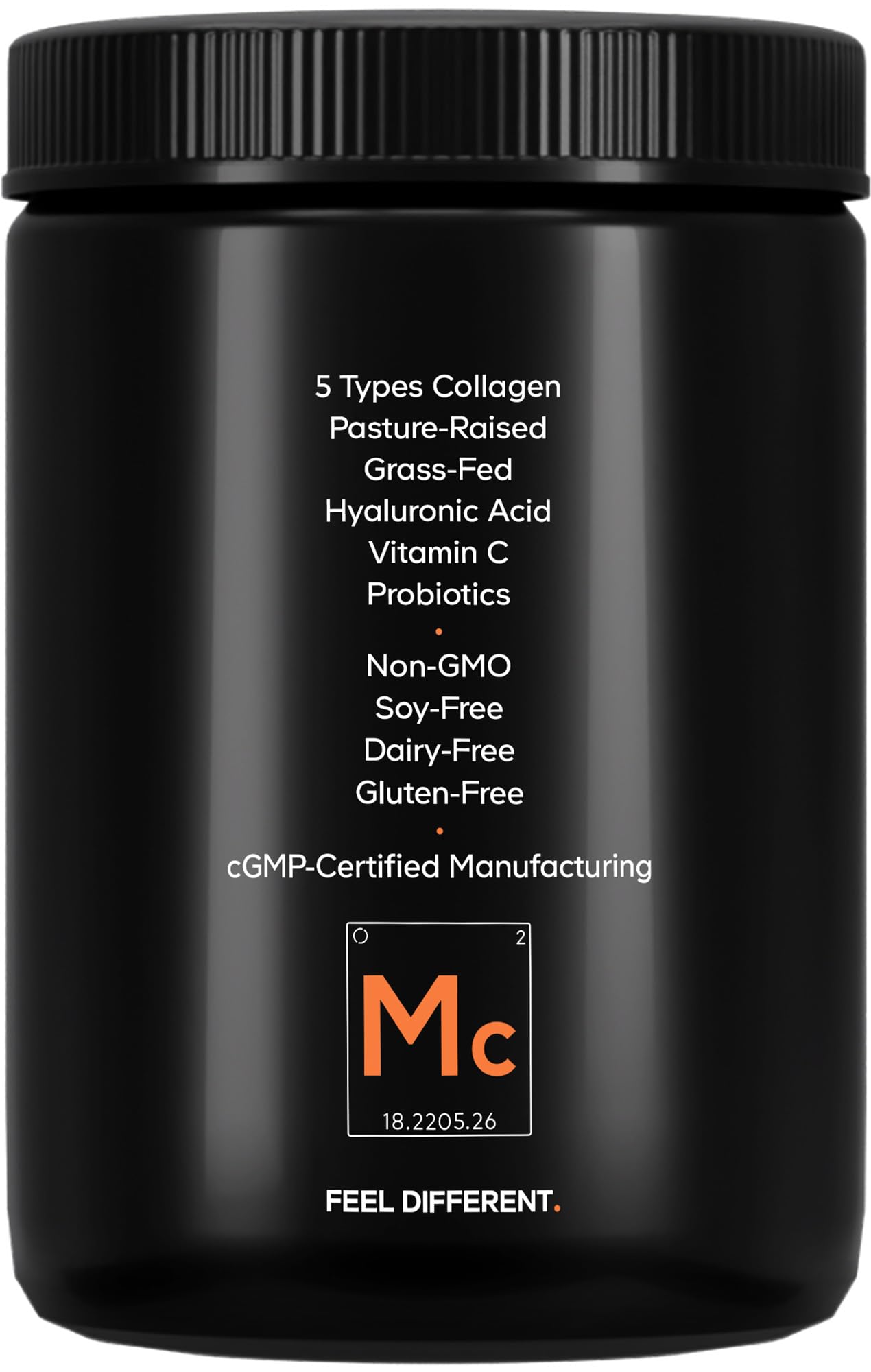 Uso diario sencillo con Codeage Multi Collagen Probiotics Black Edition.