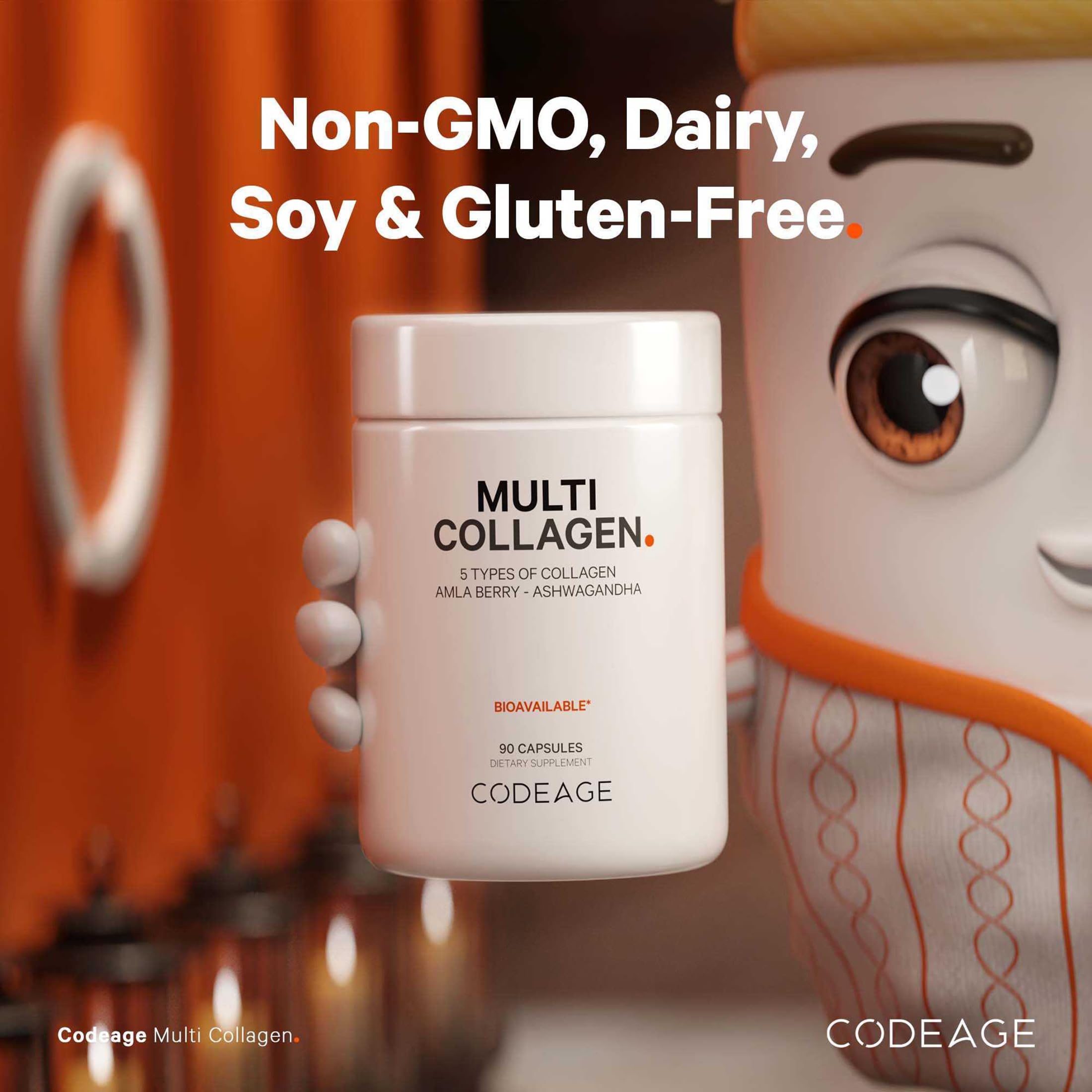 Codeage Multi Collagen: sin carbohidratos, ideal para regímenes de bajo contenido.