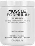 Codeage Muscle Formula+ Platinum con creatina monohidrato para rendimiento diario.