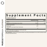 Codeage Muscle Formula+ Platinum PeptiStrong de haba para soporte proteico.