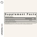 Codeage NAC liposomal cápsulas para consumo diario.