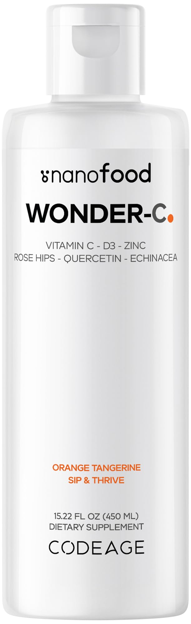 Codeage Nanofood Wonder-C botella liposomal para toma diaria fácil