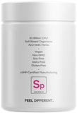 Codeage Skin Probiotics frasco de 60 cápsulas para uso diario.