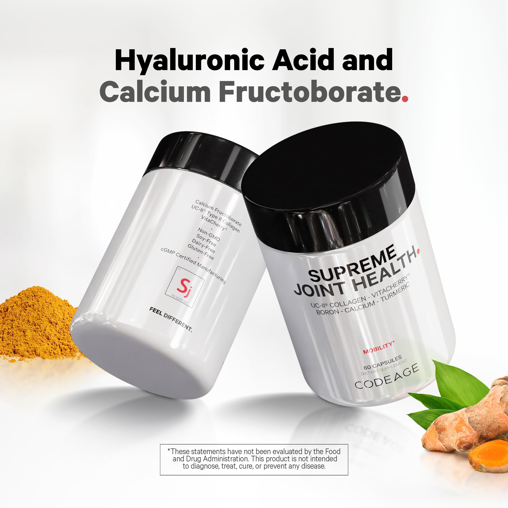 Codeage Supreme Joint Health acido-hialuronico-boron: ácido hialurónico y borón para articulaciones.