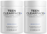 Codeage Teen Clearface cápsulas nutricionales para piel joven