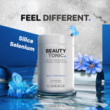 Codeage Tónico Belleza con ingredientes orgánicos para piel saludable.