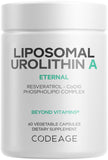 Codeage Urolitina A liposomada en botella para uso diario y absorción mejorada.