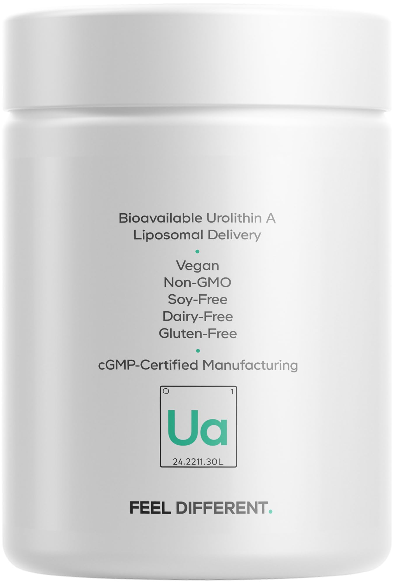 Codeage Urolitina A uso diario respaldado por ingredientes naturales.
