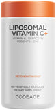 Codeage Vitamina C Liposomal 1500mg en botella, dosis diaria conveniente.