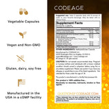 Codeage Vitamina C liposomal 1500 mg con zinc, frasco duradero para uso constante