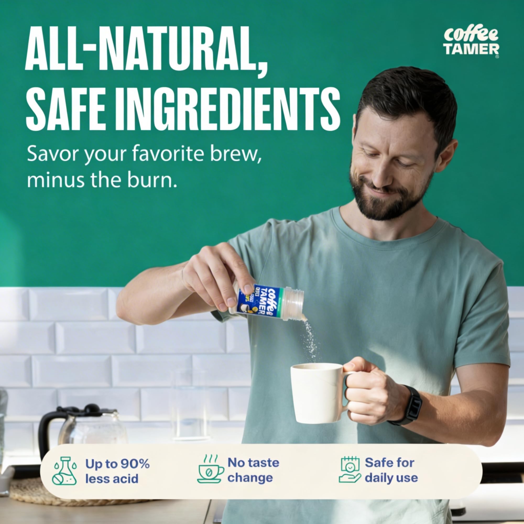 Coffee Tamer: dosificador para porciones uniformes en café.