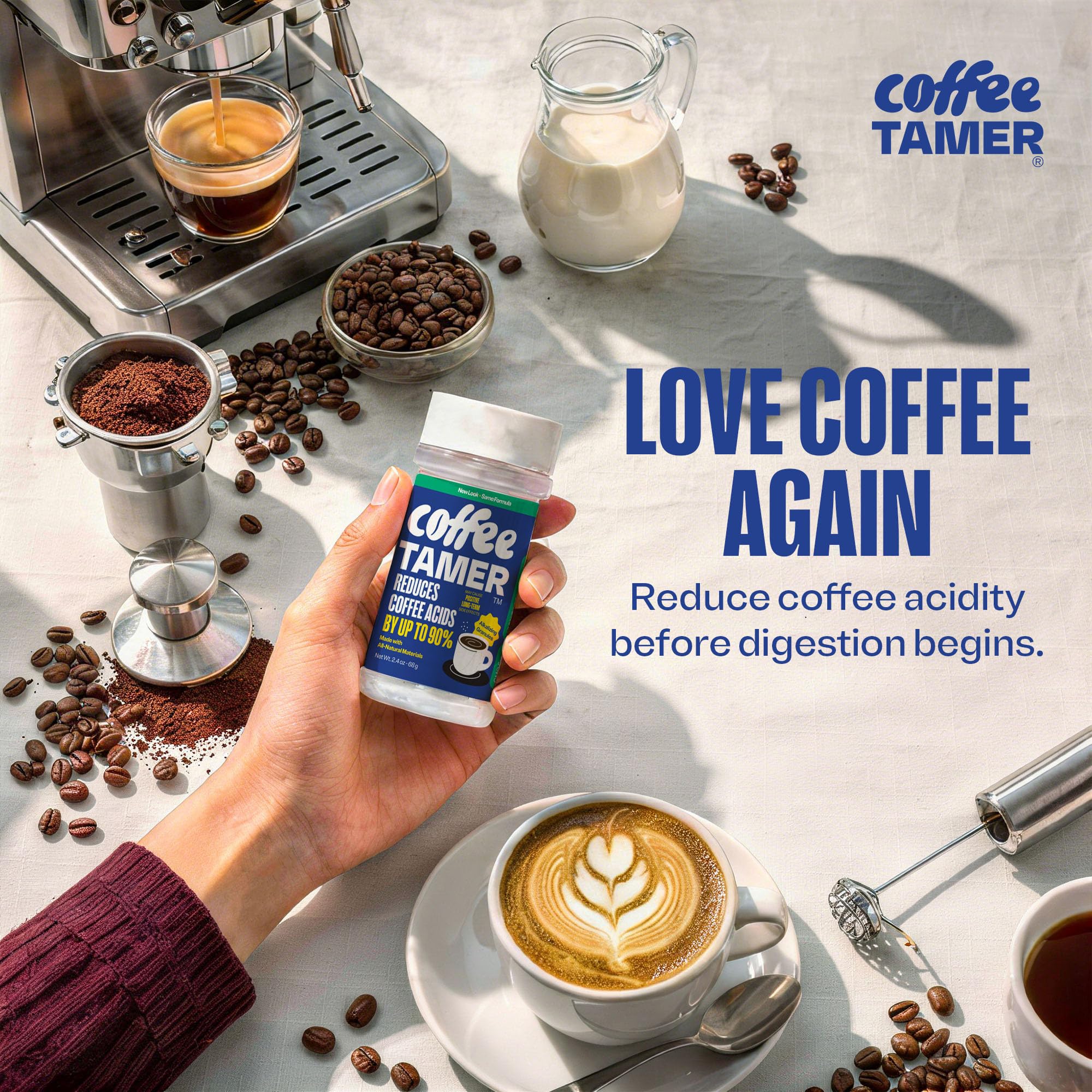 Coffee Tamer: preparación rápida para mejorar la experiencia del café.