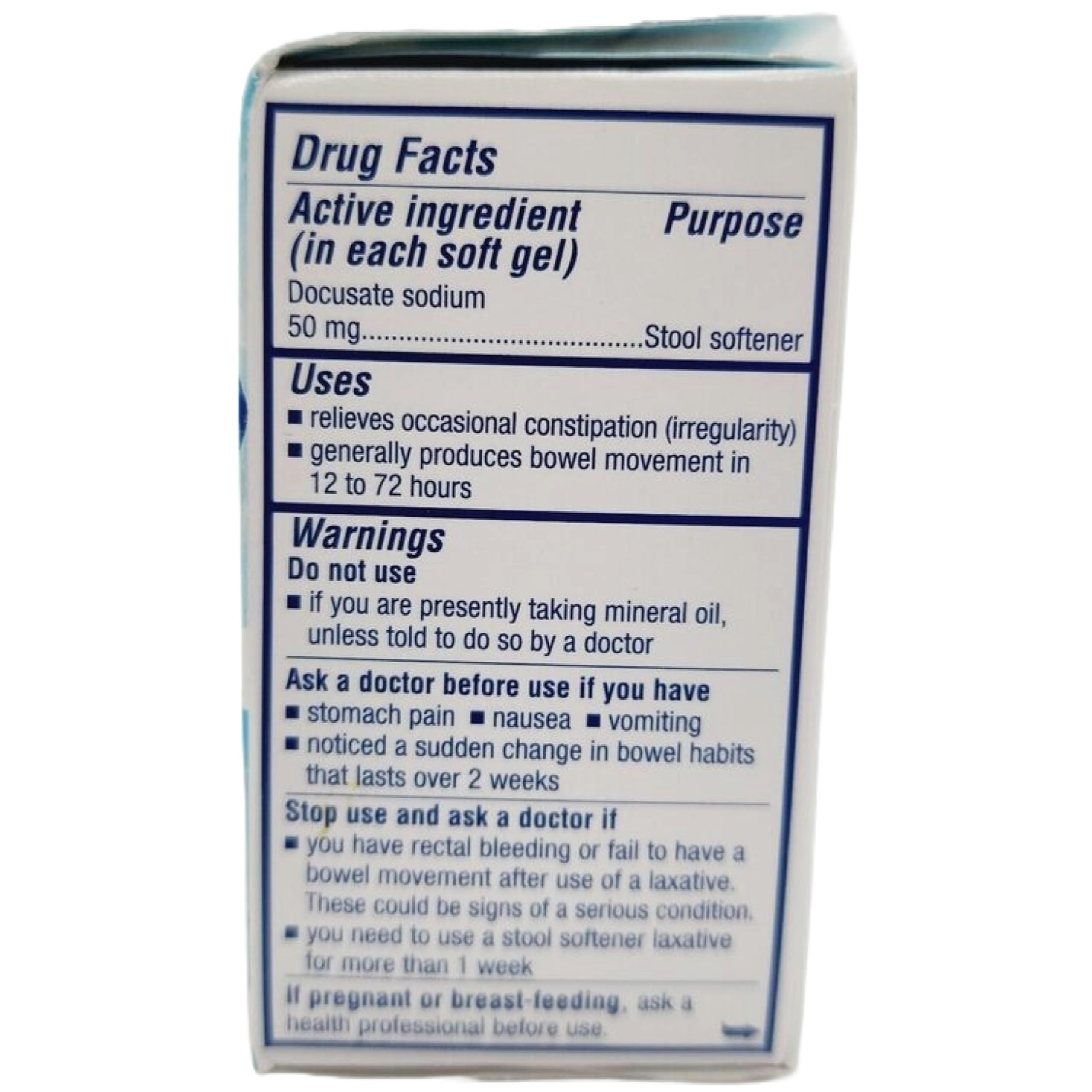 Colace caja de 28 cápsulas, ideal para completar la rutina diaria en casa.